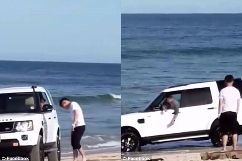 Land Rover suýt bị nhấn chìm vì chủ nhân đam mê 