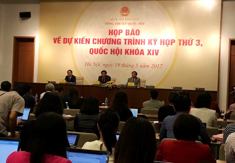 Ngày 22/5, khai mạc kỳ họp thứ 3 Quốc hội khóa XIV