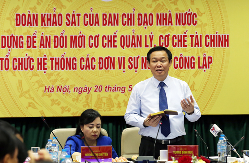 Phó Thủ tướng Vương Đình Huệ làm việc với Bộ Y tế, Bộ Giáo dục&Đào tạo