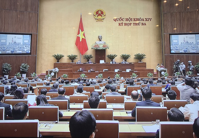 Đúng 9h, Quốc hội bước vào phiên khai mạc