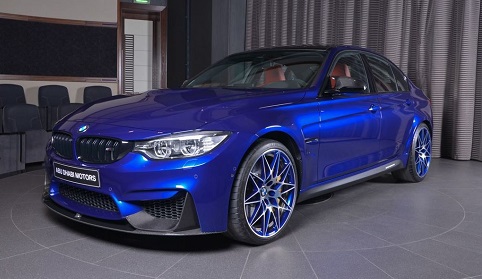 BMW M3 San Marino Blue bắt mắt với ngoại thất và nội thất nâng cấp