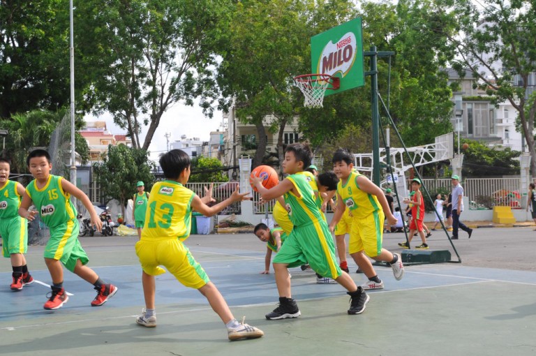 118 đội tranh tại tại Giải bóng rổ Festival trường học TP HCM – Cúp MILO