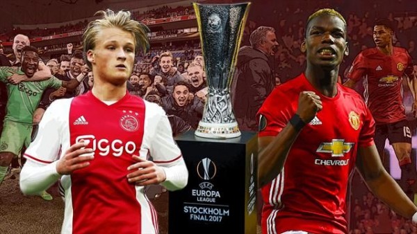 01h45 ngày 25/5, Chung kết Europa League, sân Friends Arena: Ajax - Man Utd