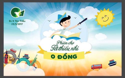 Phiên chợ 0 đồng dành cho bệnh nhi ung thư