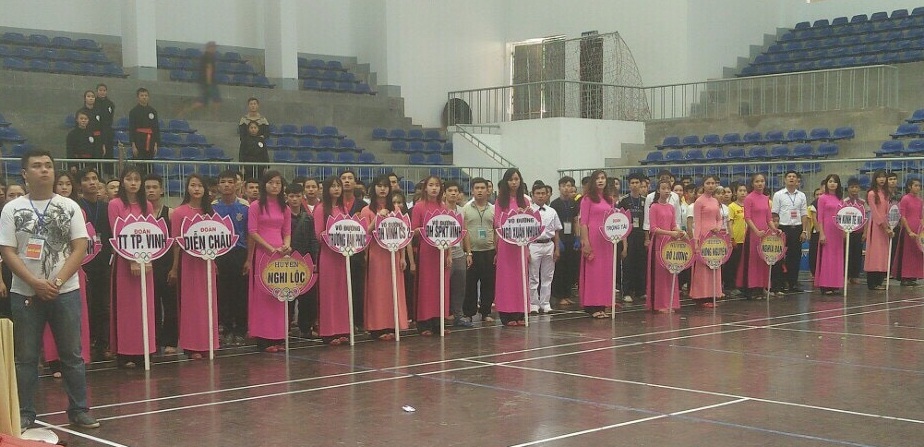 Giải vô địch võ cổ truyền Nghệ An mở rộng lần thứ I năm 2017.