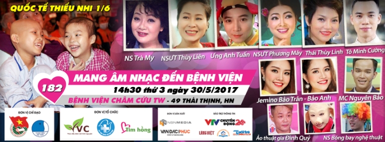 “Mang âm nhạc đến bệnh viện 2017”: Diện mạo hoàn toàn mới