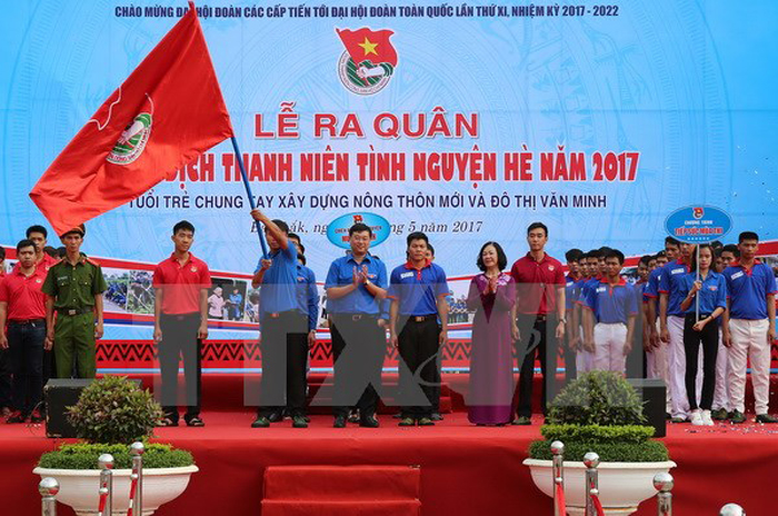 Ra quân Chiến dịch Thanh niên tình nguyện hè năm 2017