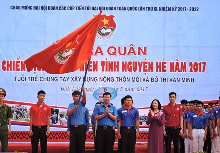 Ra quân Chiến dịch Thanh niên tình nguyện hè năm 2017
