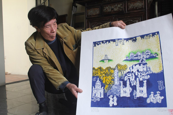 Họa sĩ Trần Nguyên Đán tặng toàn bộ tranh trong triển lãm cho Bảo tàng Mỹ thuật TP.HCM