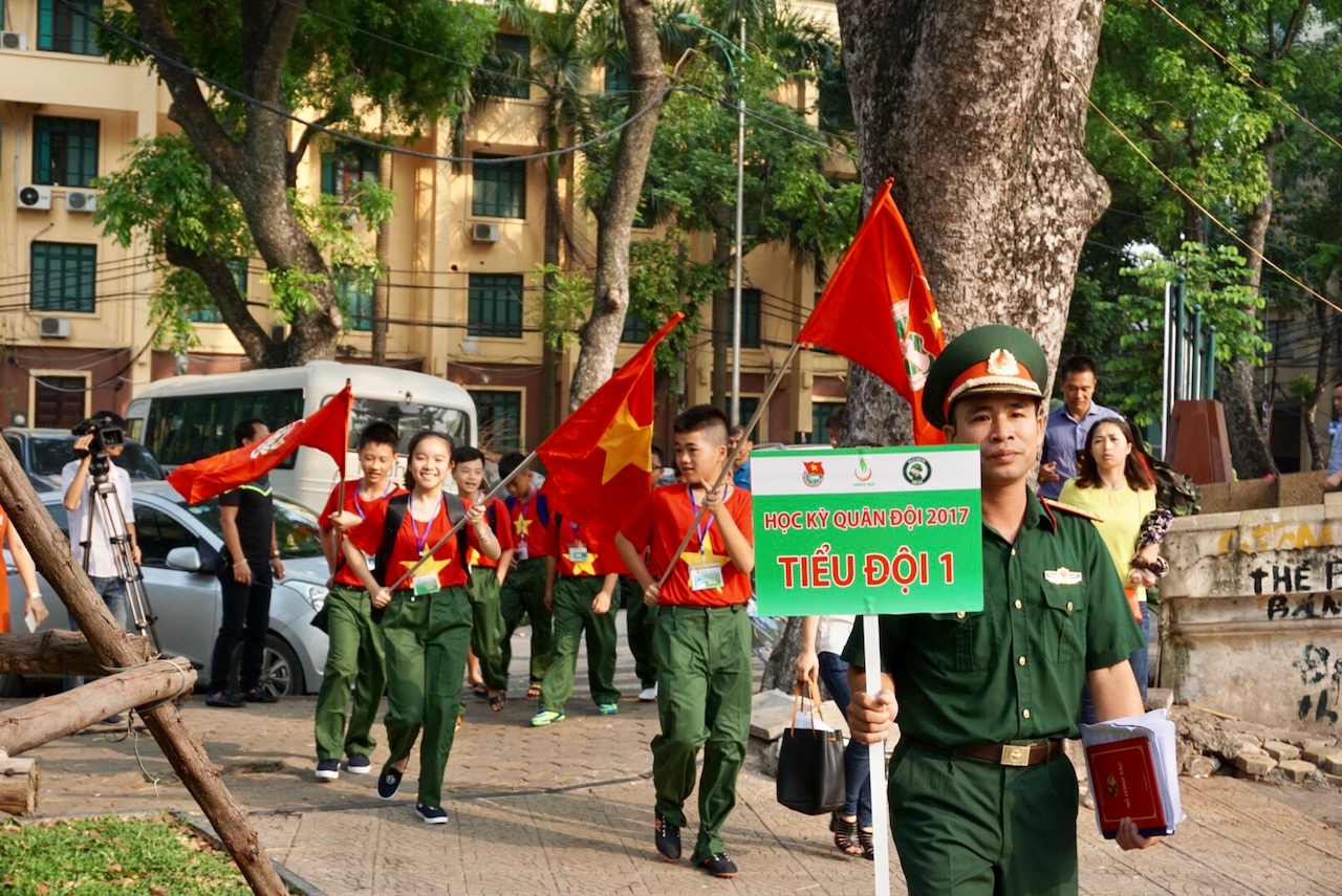 174 chiến sĩ nhí tham gia học kỳ quân đội năm 2017