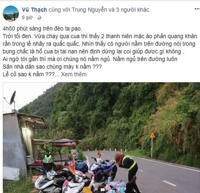 Nhóm phượt trải bạt ngủ ven đèo: Đừng chết vì thiếu hiểu biết