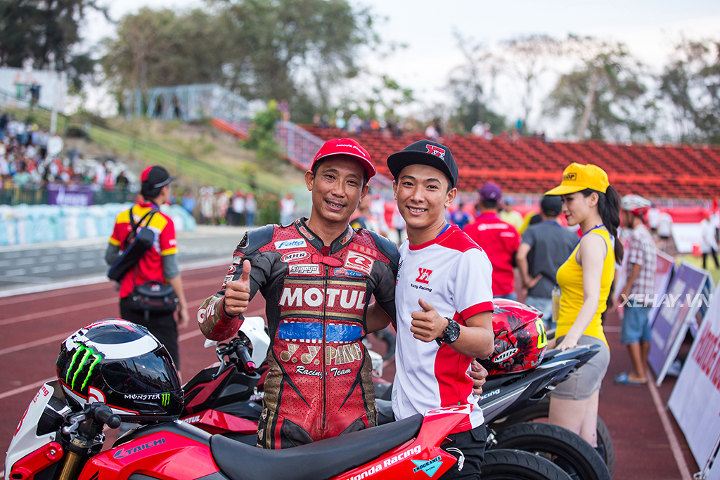 Sân vận động Cần Thơ rực lửa cùng giải đua Honda Racing Cup 2018
