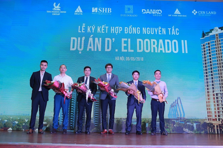 Tân Hoàng Minh ký hợp đồng nguyên tắc với SHB, Delta, Đất Xanh, Danko, Cenland