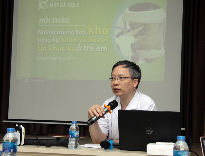 Bệnh Viện Mắt Hà Nội 2: Tập trung điều trị tật khúc xạ mắt ở trẻ em