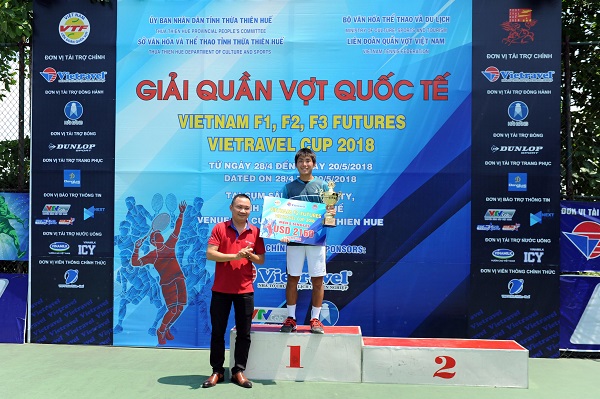 Rio Noguchi bất ngờ giành ngôi vô địch Vietnam F2 Futures