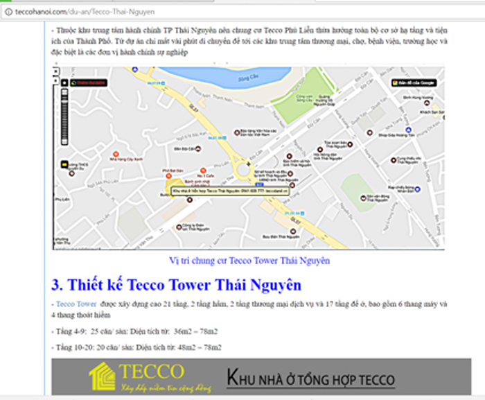 Tecco xây dựng nhiều dự án “khủng” tại Thái Nguyên khi chưa được cấp phép?