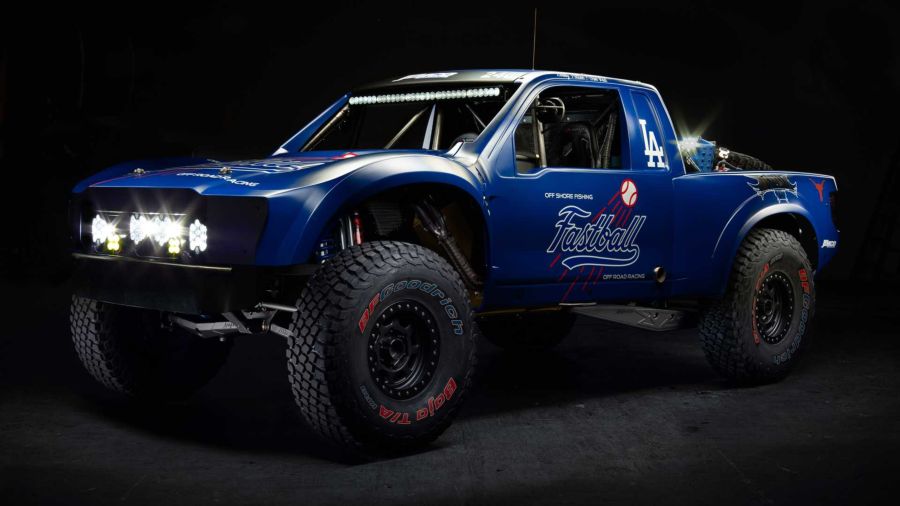 Ngắm bản độ Ford Raptor mang phong cách đội bóng chày LA Dodgers