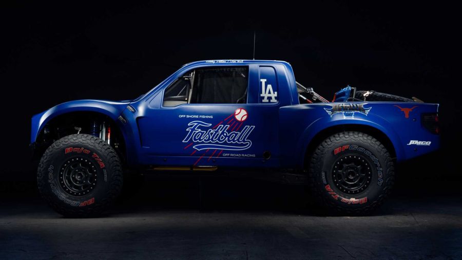 Ngắm bản độ Ford Raptor mang phong cách đội bóng chày LA Dodgers