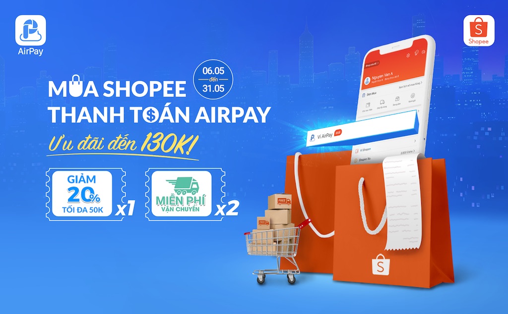 Ra mắt phương thức thanh toán mới với tên gọi ví AirPay trên Shopee