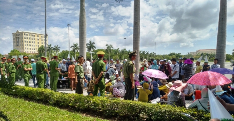 Lực lượng công an được huy động để giữ an ninh trật tự