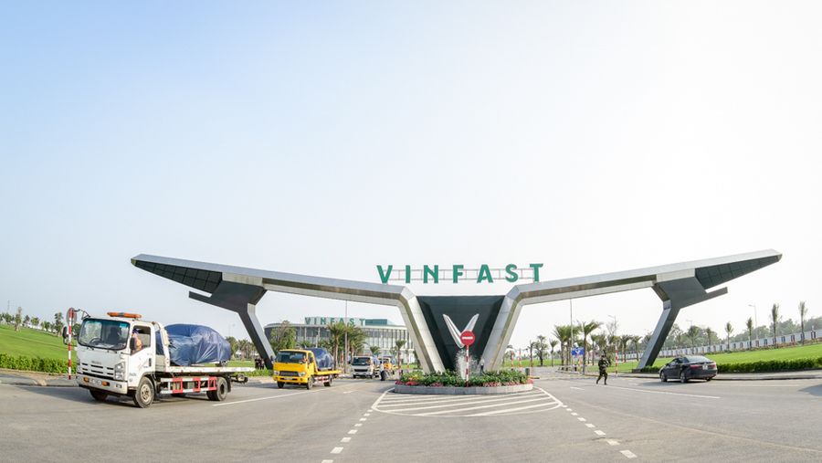 Tổ hợp nhà máy sản xuất ô tô, xe máy điện VinFast sẵn sàng cho ngày khánh thành
