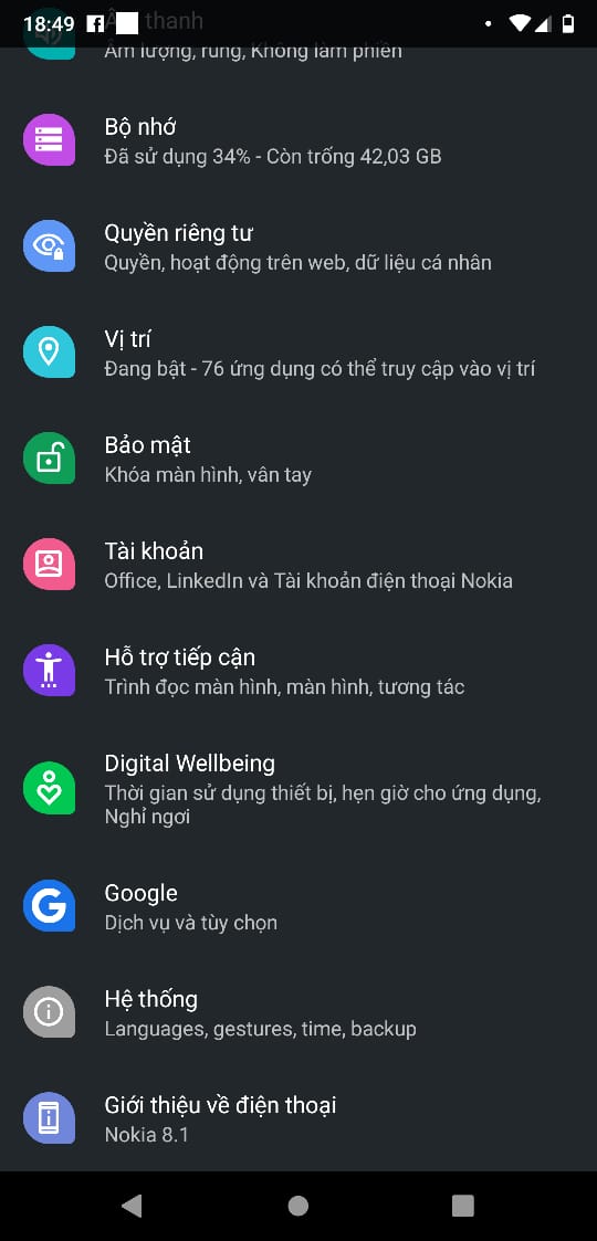 Nokia 8.1 cập nhật hệ điều hành Android Q Beta