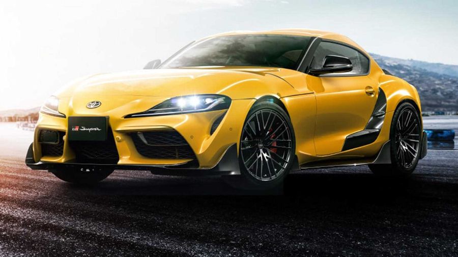 Toyota Supra nâng cấp với bodykit sợi carbon và la-zăng 19 inch từ TRD