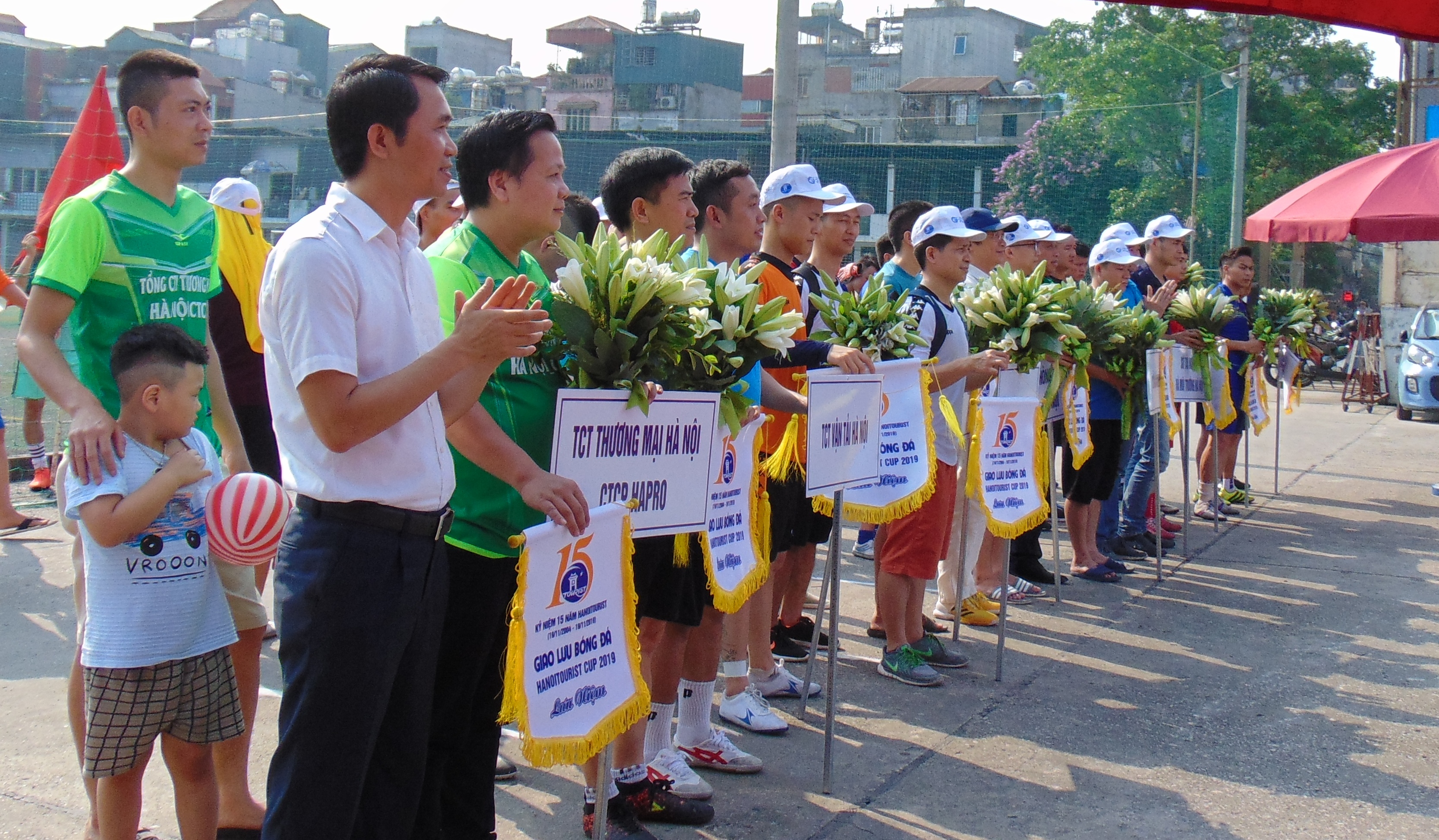 Khai mạc Giải giao lưu Bóng đá Hanoitourist Cup 2019