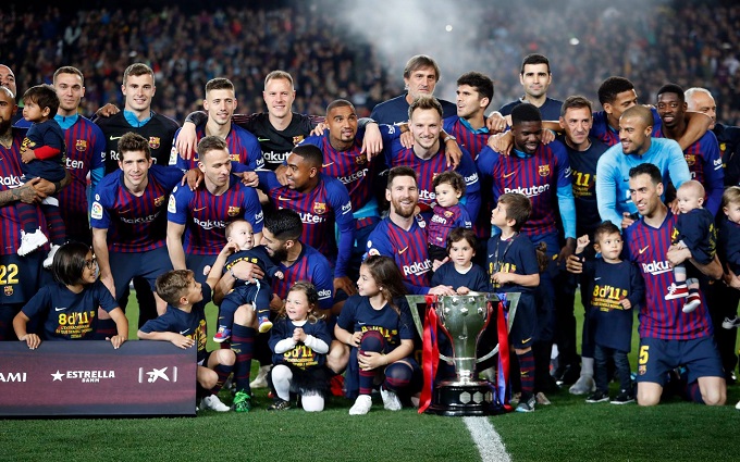 Tổng hợp các danh hiệu La Liga 2018/2019: Messi vô đối