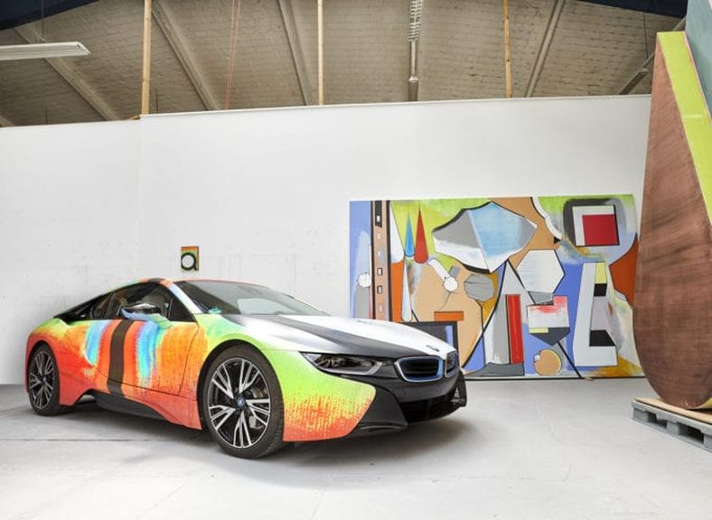 BMW i8 lạ lẫm với ngoại hình theo phong cách nghệ thuật trừu tượng