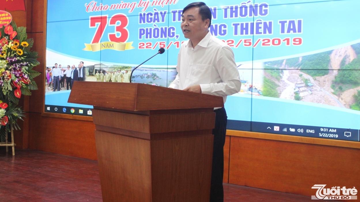 Thứ trưởng Bộ Nông nghiệp và Phát triển nông thôn Nguyễn Hoàng Hiệp phát biểu tại buổi Lễ
