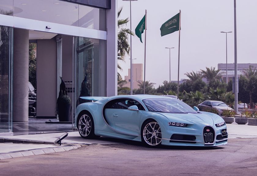 Hàng cực độc Bugatti Chiron Vainqueur de Coeur lộ diện tại Ả Rập Xê Út