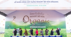 Vinamilk tưng bừng khởi công "Resort" bò sữa organic 5.000 ha tại Lào
