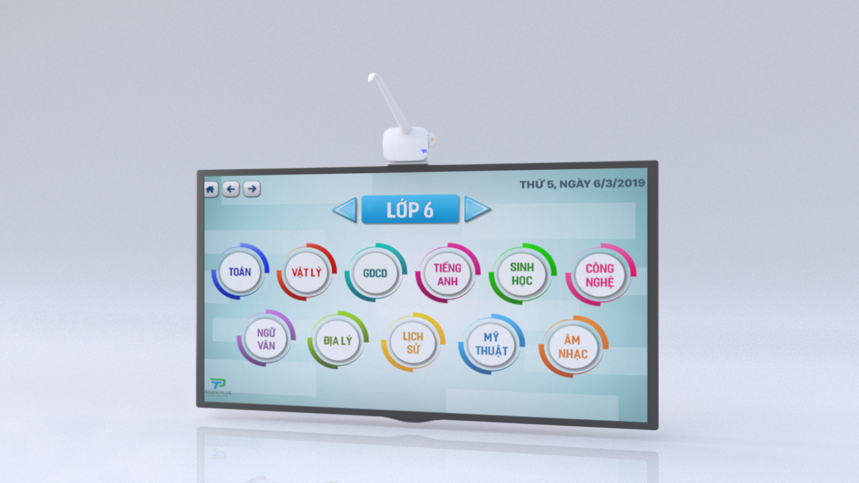Hô biến màn hình tivi thông thường thành màn hình cảm ứng hỗ trợ giáo dục