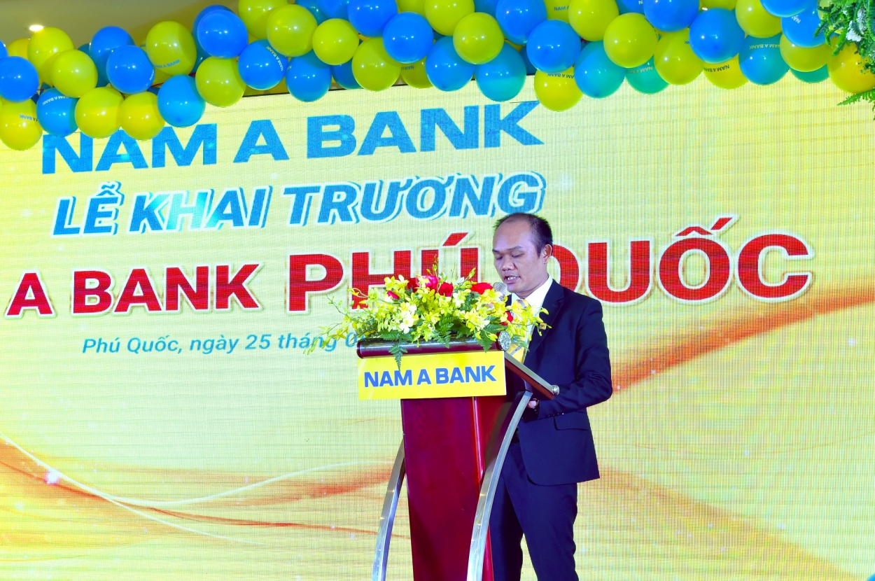 Ông Trần Quang Duy – Giám đốc Nam A Bank Phú Quốc- cam kết sẽ cùng toàn đội ngũ nỗ lực mang đến sự trải nghiệm tốt nhất cho khách hàng