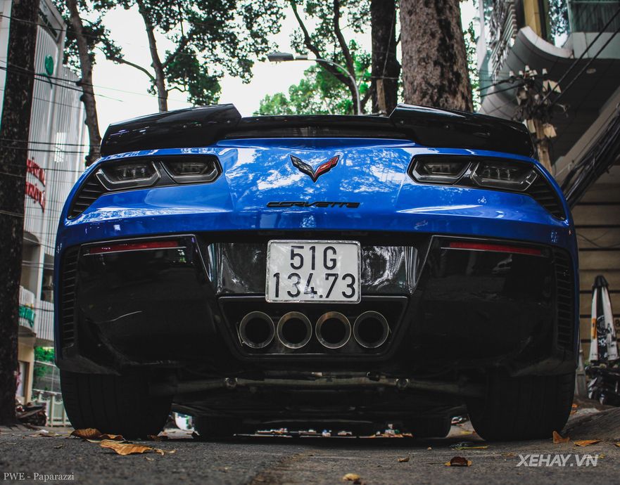 Hệ thống 4 ống xả của Corvette Z06 cho ra những âm thanh