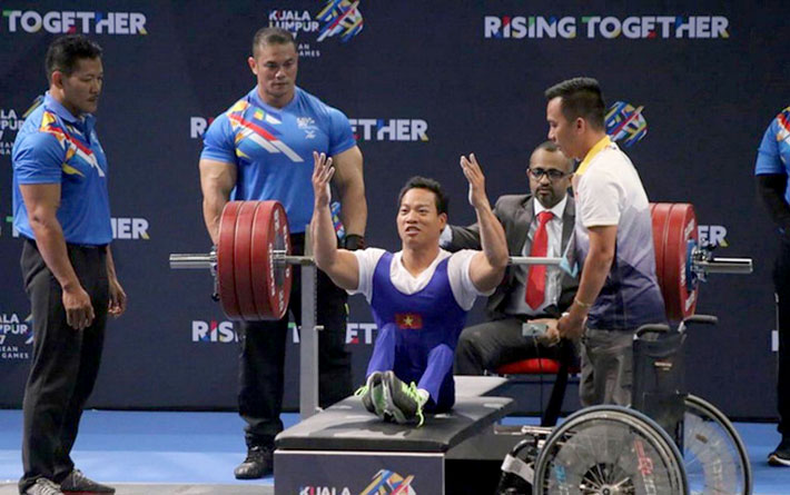 Tại kỳ ASEAN Paragames gần nhất, đoàn thể thao Việt Nam xếp hạng 4 chung cuộc.