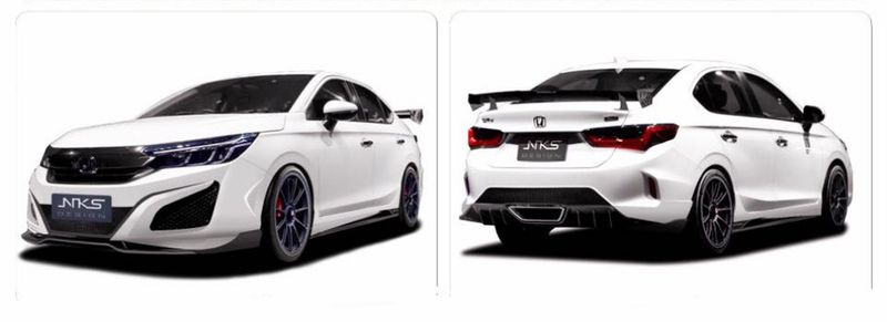 Bản độ Honda City mang phong cách NSX và Civic Type R độc đáo
