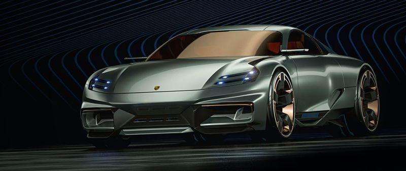 Thưởng lãm bản thiết kế Porsche 677 Cyber - Tương lai 911?