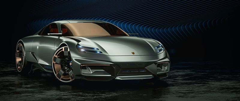 Thưởng lãm bản thiết kế Porsche 677 Cyber - Tương lai 911?