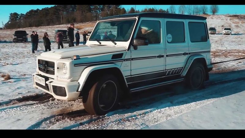 Mercedes-AMG G63 off-road trên tuyết - một cảnh tượng siêu hiếm hoi