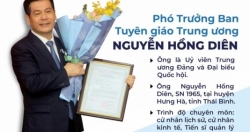 Chân dung tân Phó Trưởng Ban Tuyên giáo Trung ương Nguyễn Hồng Diên