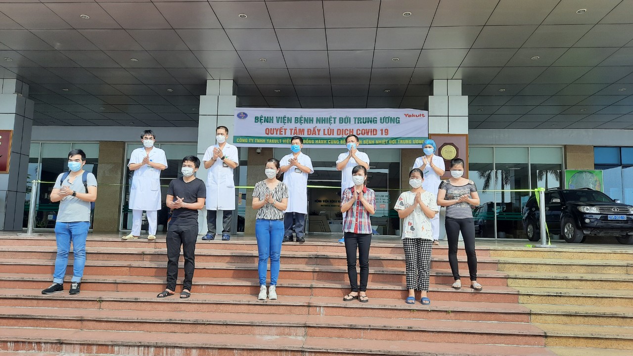 Thêm 8 bệnh nhân Covid-19 khỏi bệnh trong đó có 1 bệnh nhân dương tính lại
