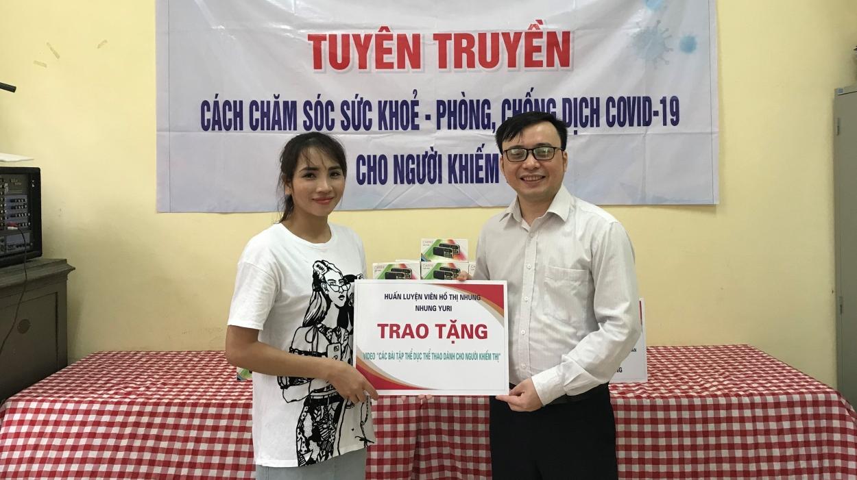 Video, radio hướng dẫn tập luyện thể thao cho người khiếm thị