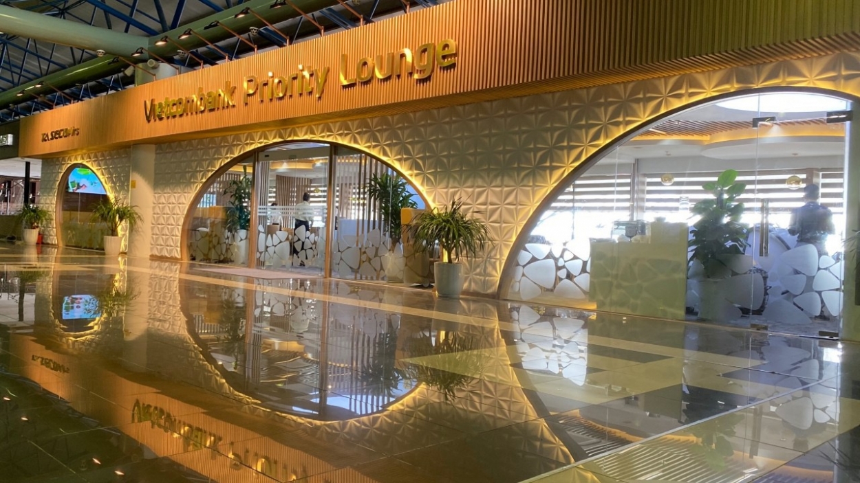 Khai trương phòng chờ Vietcombank Priority Lounge tại Sân bay quốc tế Nội Bài