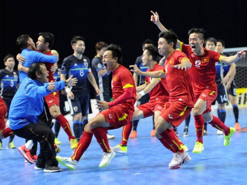 Đội tuyển Futsal Việt Nam từng được dự World Cup vào năm 2016, sau khi vào đến bán kết giải châu Á.