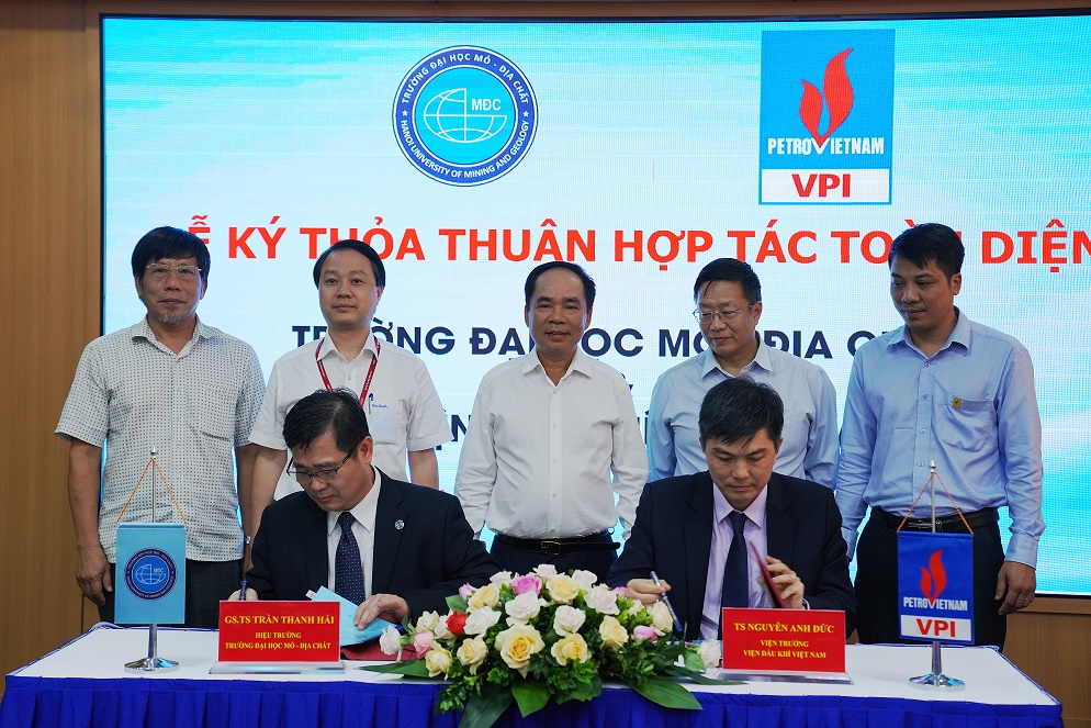 Viện Dầu khí Việt Nam hợp tác toàn diện cùng Đại học Mỏ - Địa chất