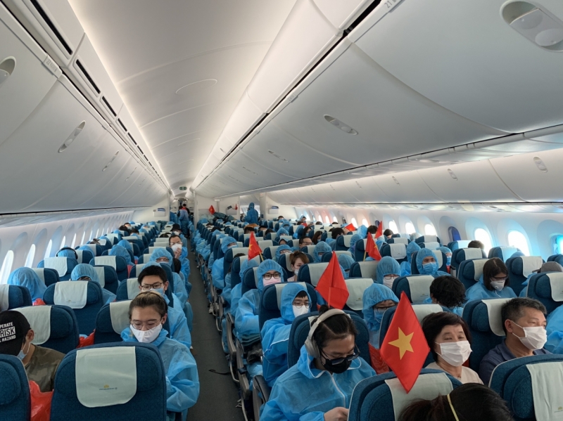 Tất cả hành khách phải đeo khẩu trang và thực hiện các biện pháp cần thiết để đảm bảo phòng, chông dịch