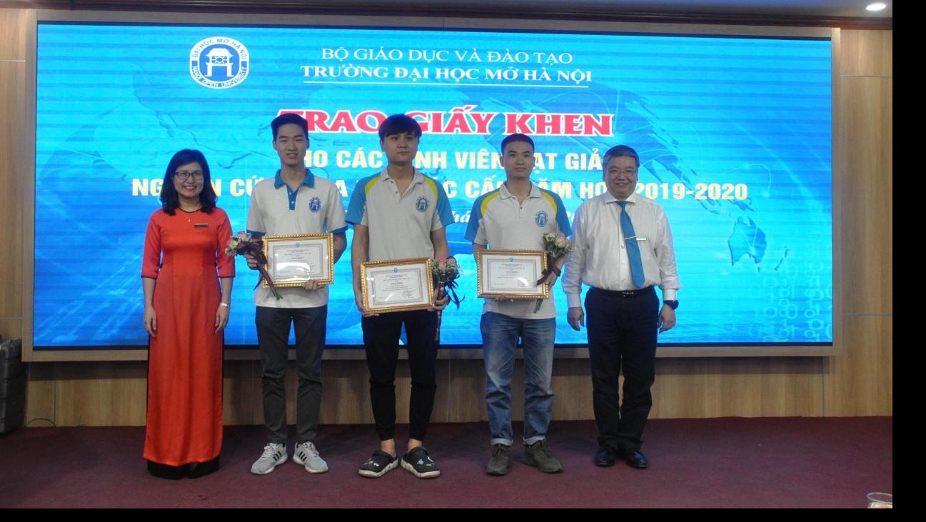 Vinh danh giảng viên trẻ, sinh viên nghiên cứu khoa học