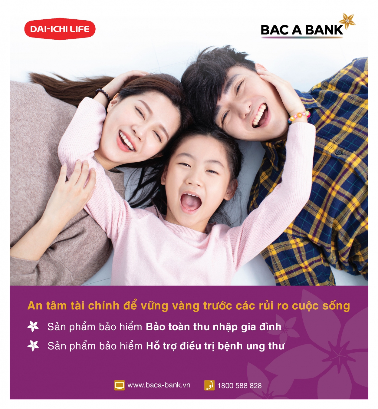 Gia tăng quyền lợi tài chính cho khách hàng BAC A BANK từ bảo hiểm bổ sung của Dai-ichi Life Việt Nam